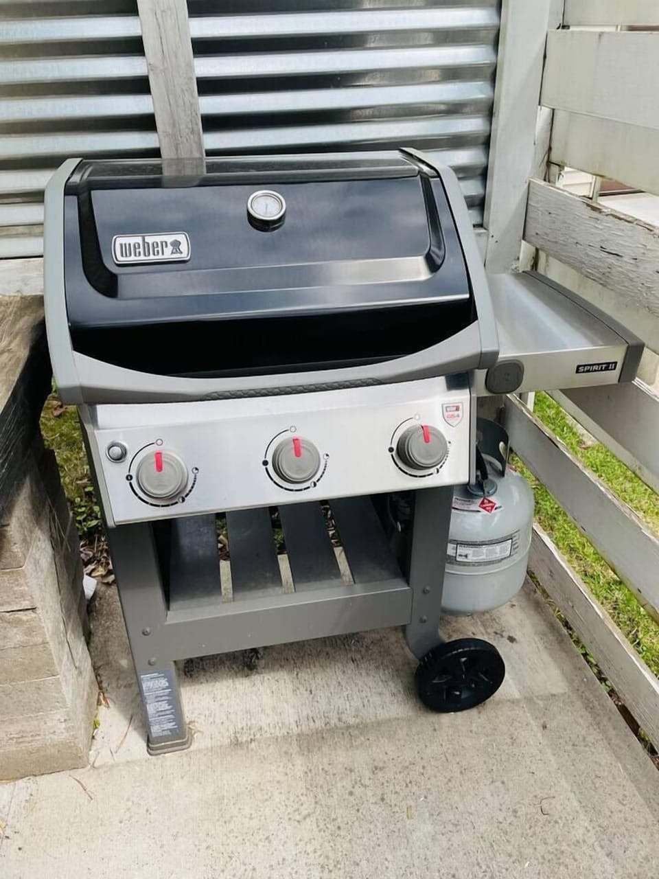 A Weber grill is provided for guests.  The grill is not available during the winter months.
