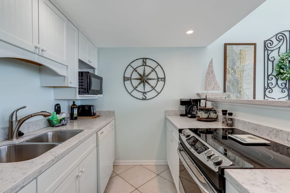 Galley style kitchen