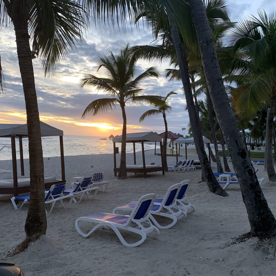Private beach 