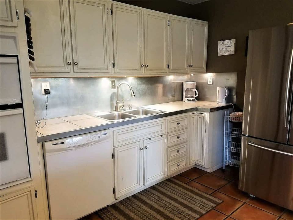 Fully stocked kitchen