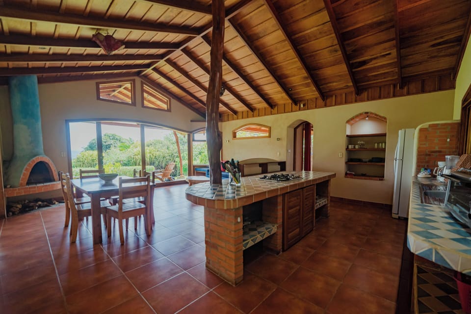 Panoramic Villa | Private kitchen | Mini-fridge, coffee/tea maker