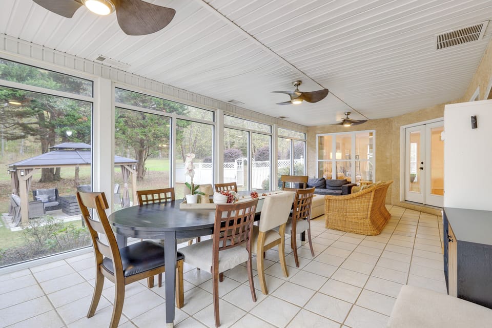 Sunroom | Dining Area | Deck Access | 1st Floor