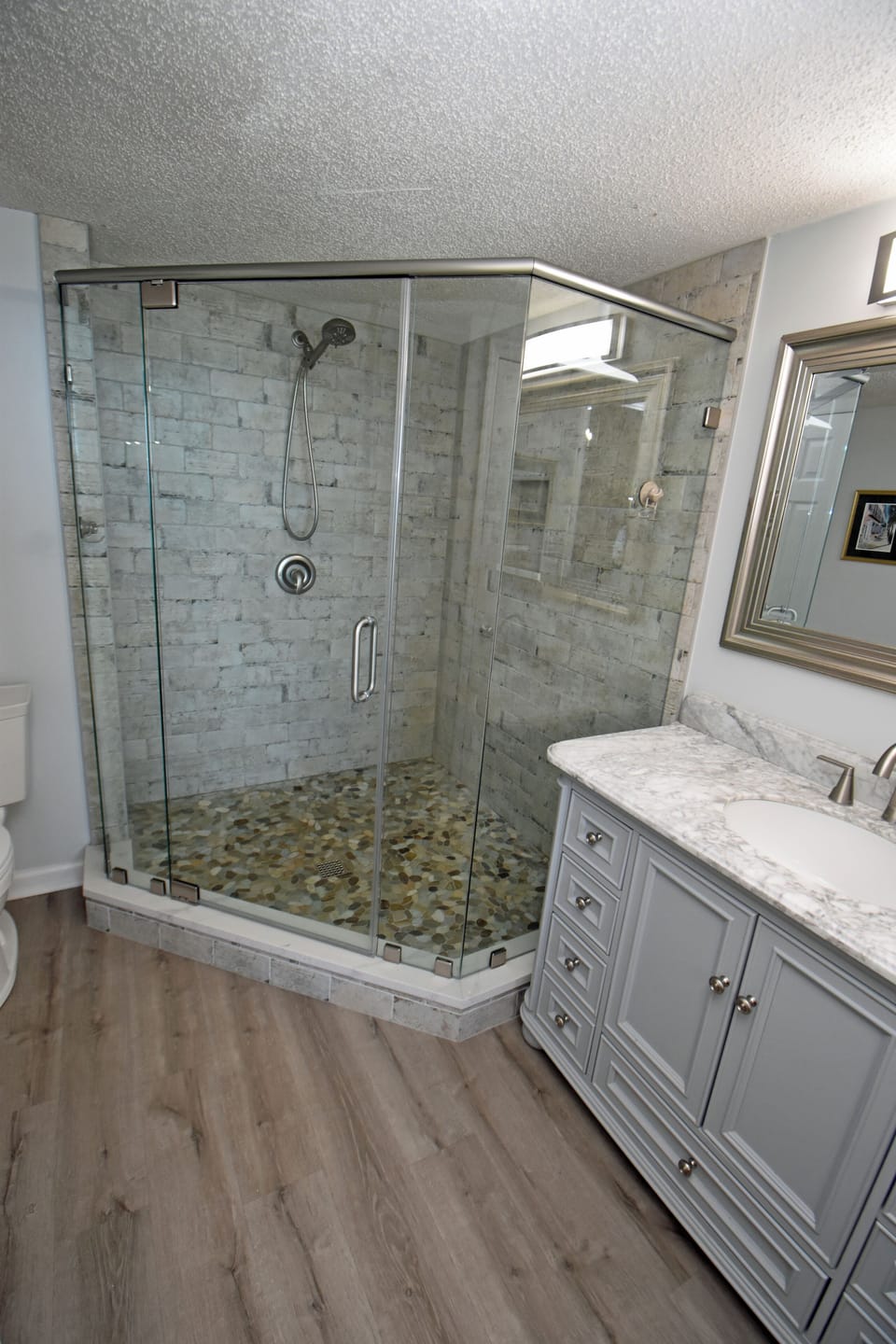 Private master bathroom