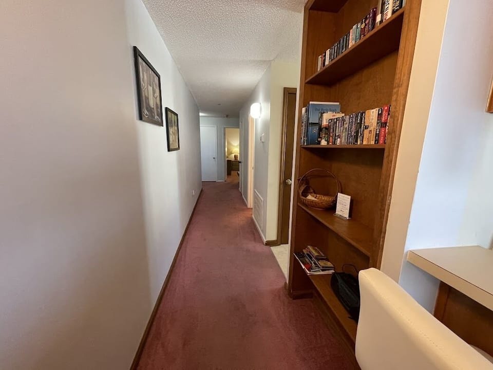 Hall from kitchen to bedrooms