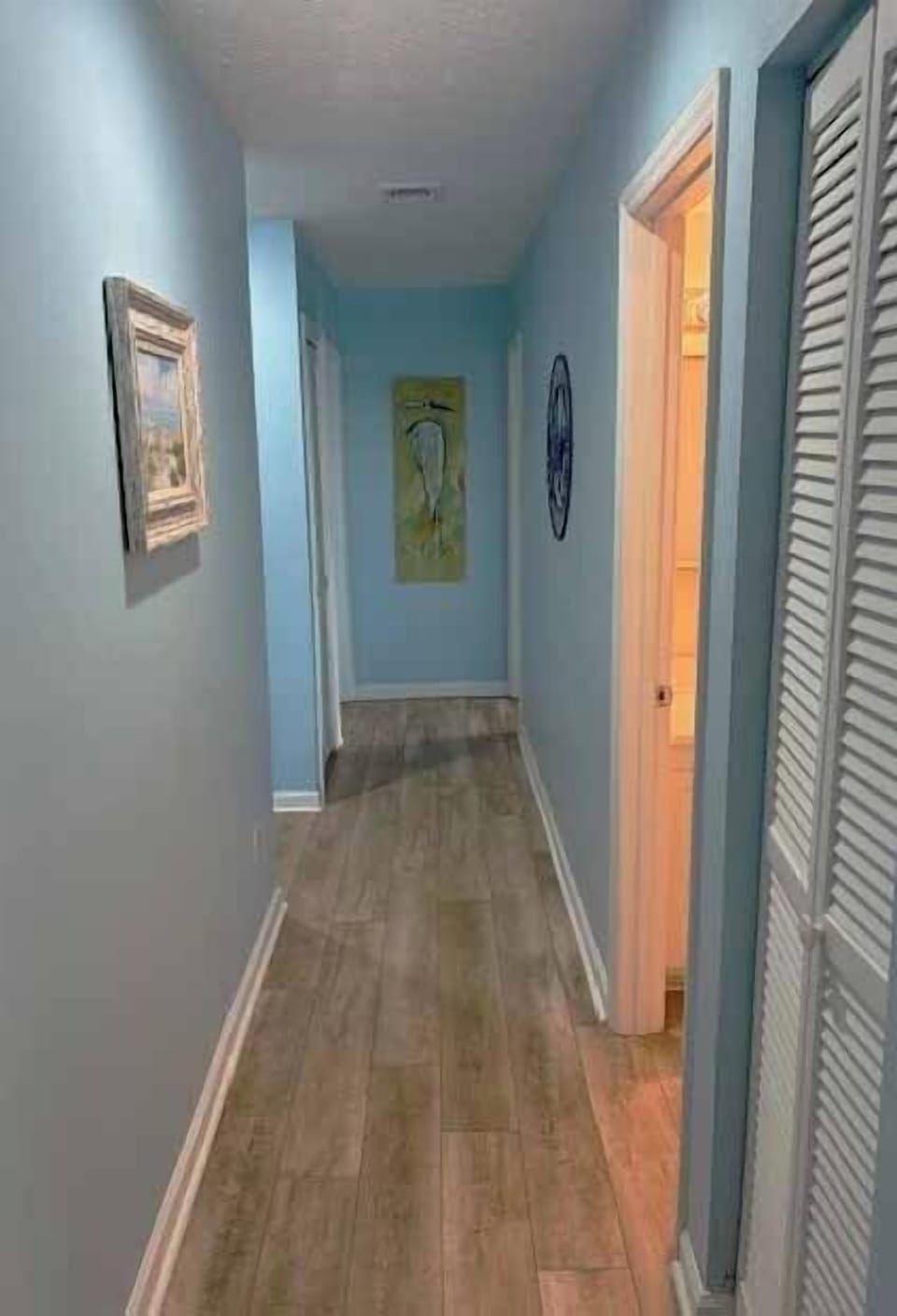 Hallway to Bedrooms & Bathrooms
