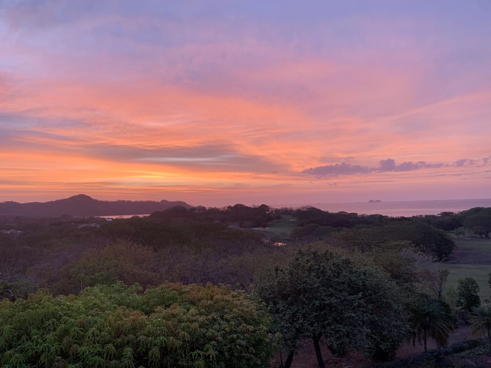 Sunset from Villa Paloma