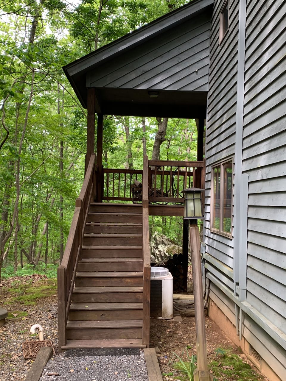 Stairs to front door