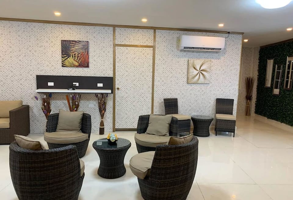 Lobby sitting area