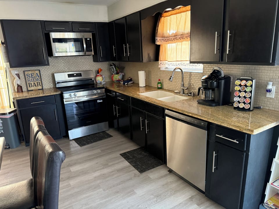 Kitchen full of amenities