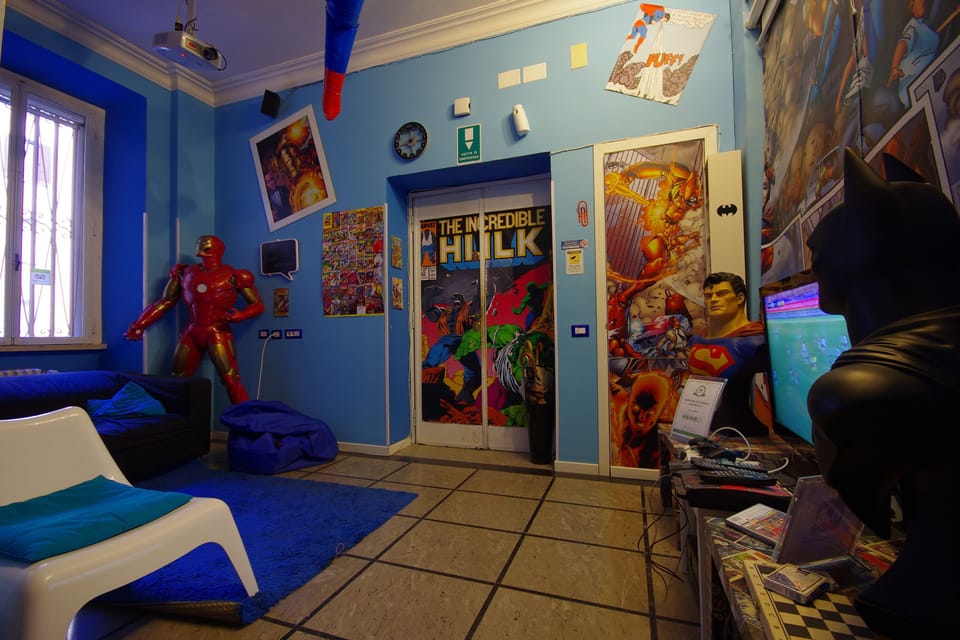 Interior entrance