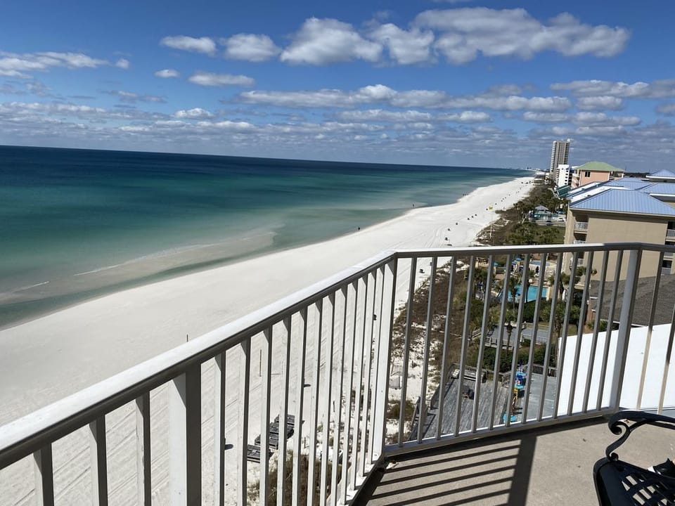 West view from Corner unit wrap around balcony