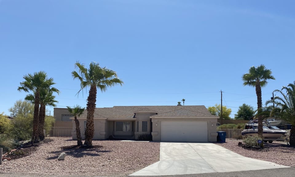 Street level view of the full property.