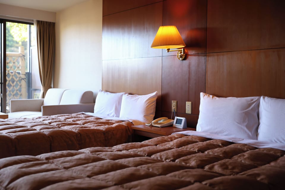 Standard Twin Room with Sofa, Non Smoking | In-room safe, laptop workspace, blackout drapes, free WiFi