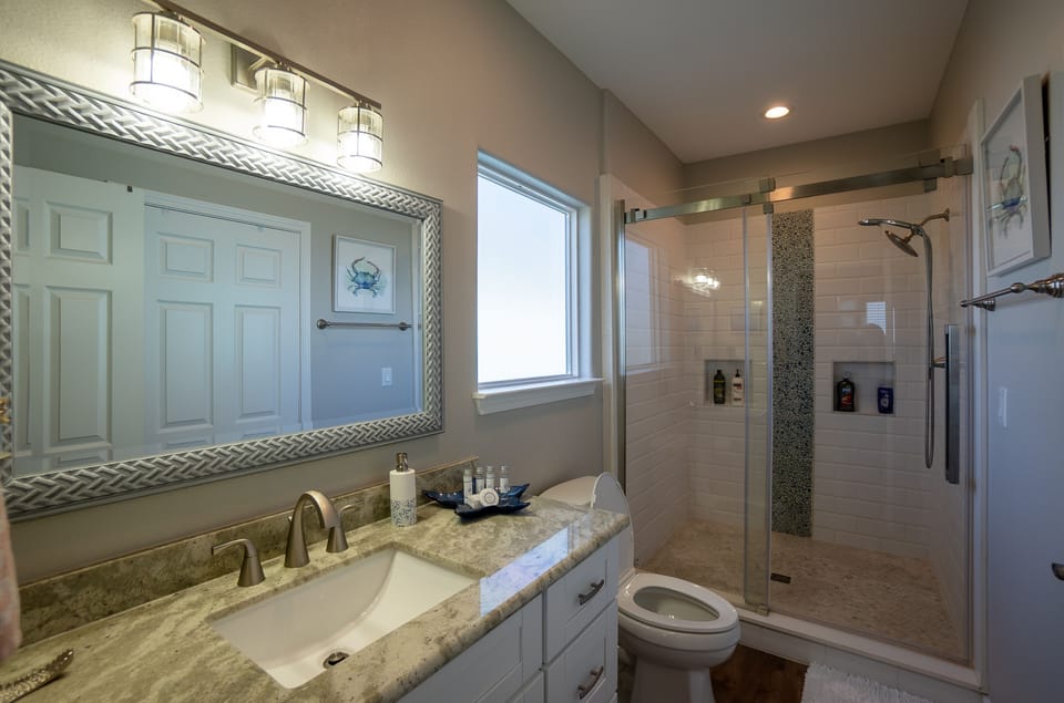 Master Bathroom with Oversized Shower

