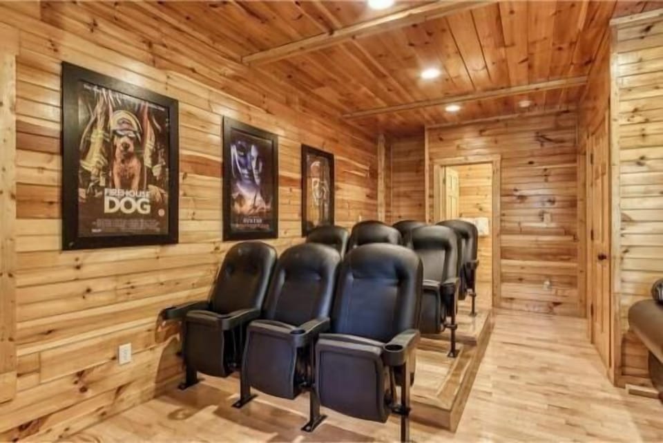 Enjoy movie marathons or quiet reading in the upstairs lounge. 