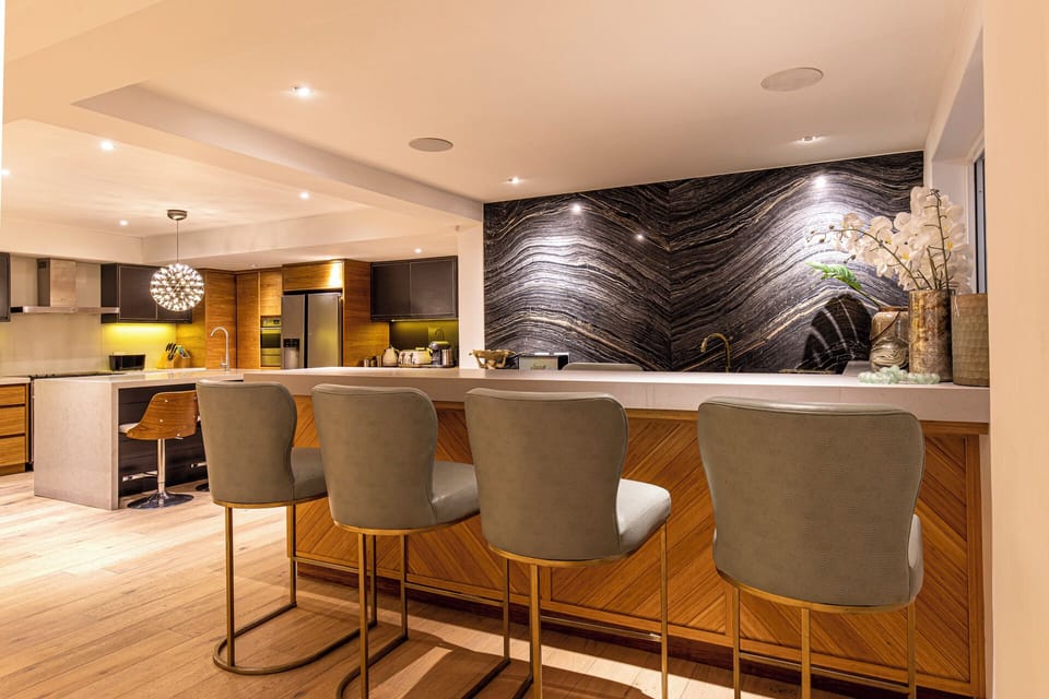 Clifton YOLO Spaces Clifton Private Beach Villa | Private kitchen | Fridge, coffee/tea maker, electric kettle, highchair