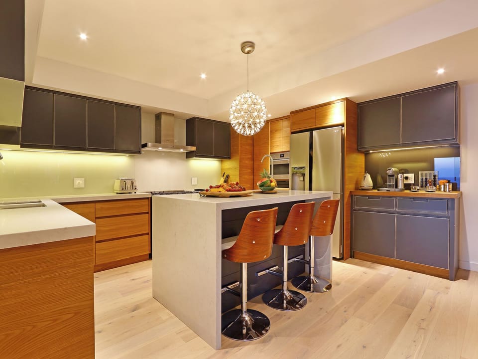 Clifton YOLO Spaces Clifton Private Beach Villa | Private kitchen | Fridge, coffee/tea maker, electric kettle, highchair