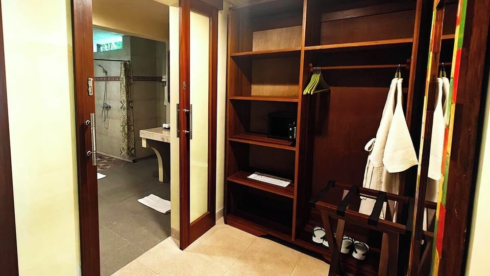 Premium Villa, 2 Bedrooms, Private Pool, Poolside | Bathroom | Combined shower/tub, free toiletries, hair dryer, bathrobes