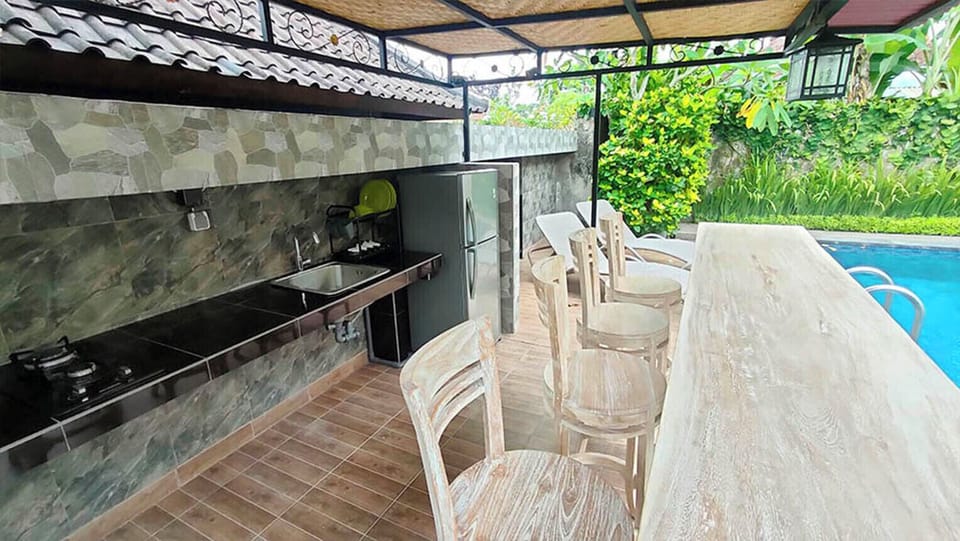 Premium Villa, 2 Bedrooms, Private Pool, Poolside | Private kitchenette | Fridge, coffee/tea maker, paper towels