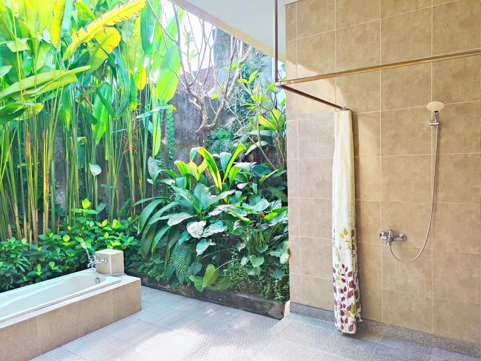 Premium Villa, 1 Bedroom, Private Pool, Poolside | Bathroom | Combined shower/tub, free toiletries, hair dryer, bathrobes