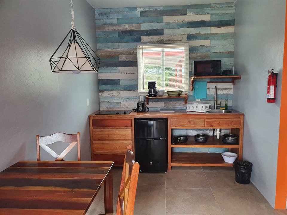 Deluxe Studio Suite, 1 Queen Bed | Private kitchen | Mini-fridge, microwave, stovetop, coffee/tea maker