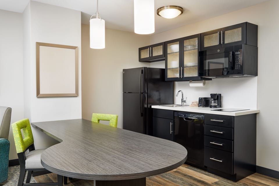 1 bedroom, desk, laptop workspace, iron/ironing board