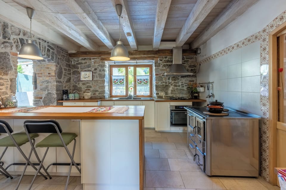 House | Private kitchen | Fridge, microwave, oven, stovetop