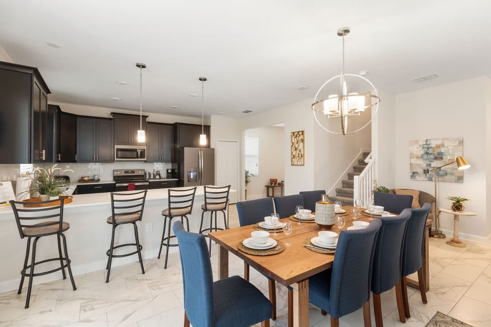 House, Multiple Beds (1520 FD 6BR Luxury Villa Pool, Game R) | Private kitchen | Oven, dishwasher, cookware/dishes/utensils, dining tables