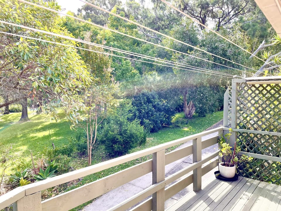 Terrace from the kitchen