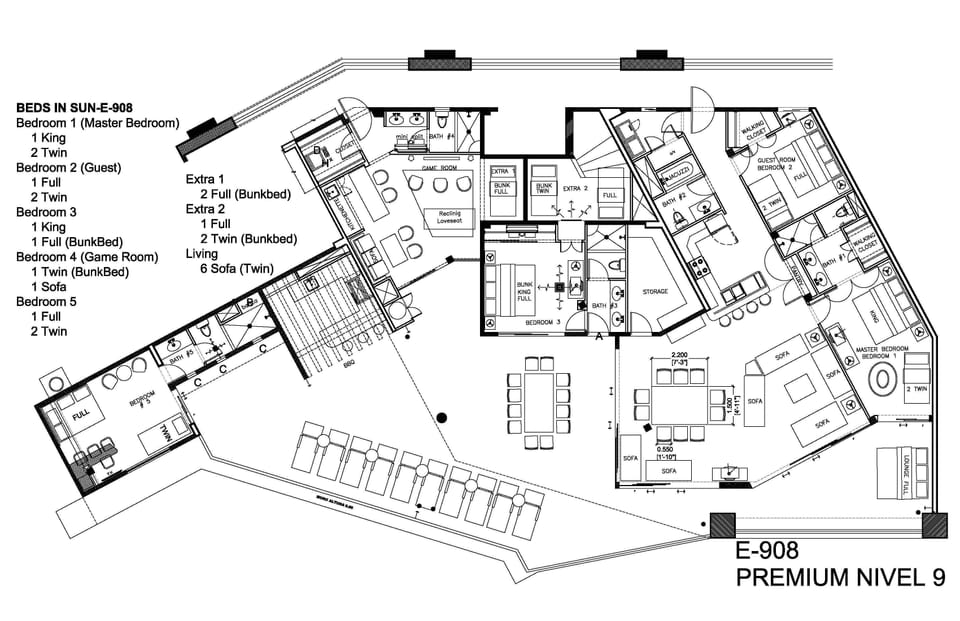 Layout of Condominium
