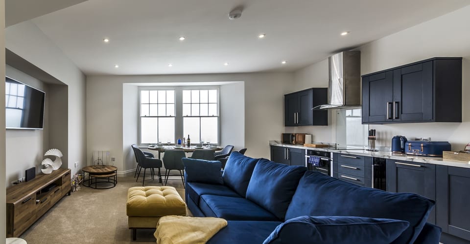 Apartment (2 Bedrooms) | Living area | Flat-screen TV