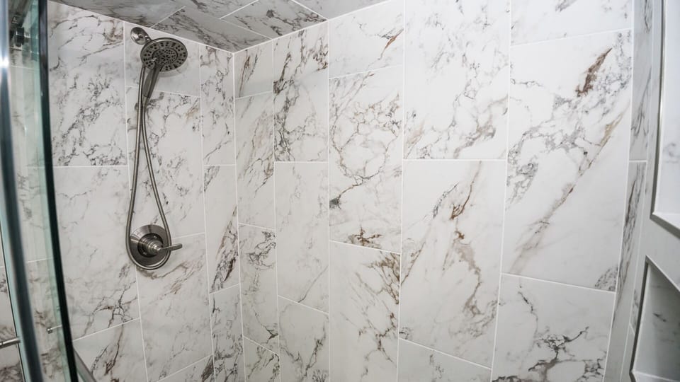 Master shower
