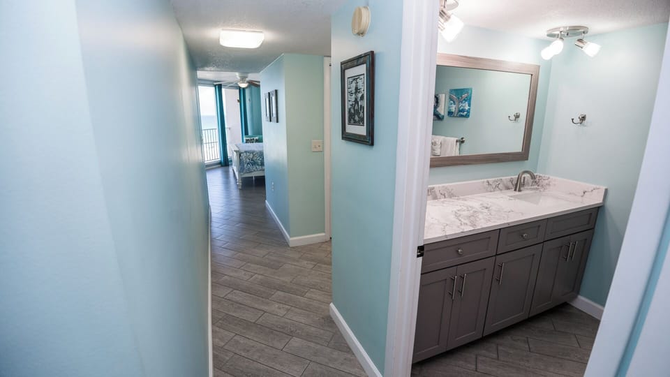 Master bedroom hallway