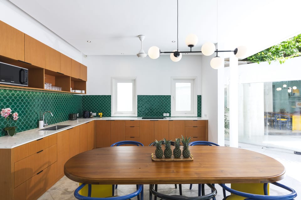 Exclusive Villa, 3 Bedrooms | Private kitchen | Full-size fridge, microwave, oven, stovetop