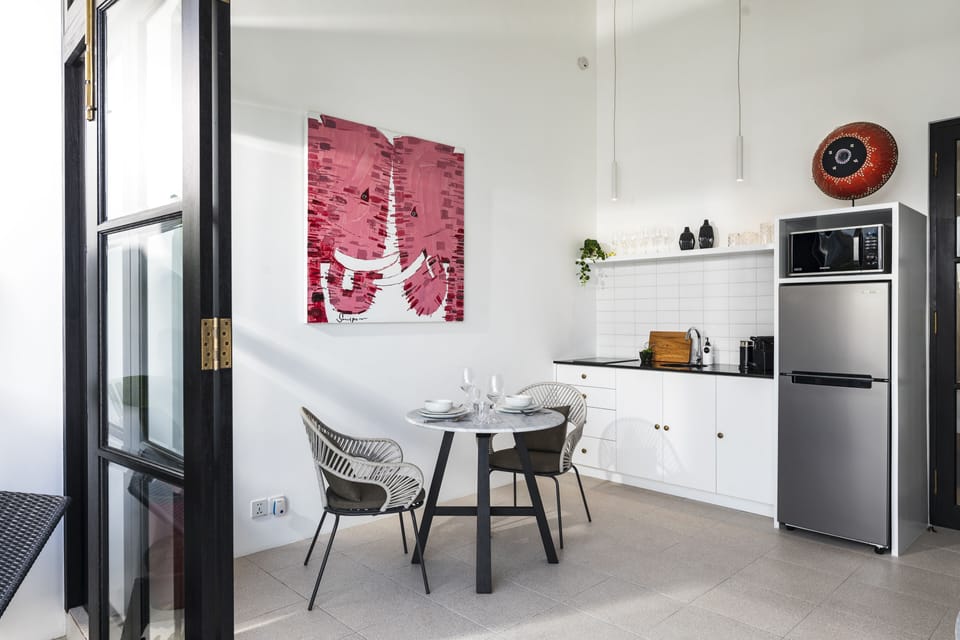 Honeymoon Villa, 1 Bedroom | Private kitchen | Fridge, microwave, stovetop, coffee/tea maker