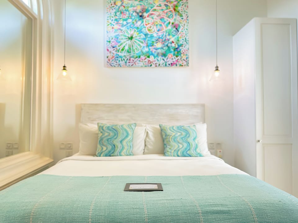 Honeymoon Villa, 1 Bedroom | 1 bedroom, in-room safe, desk, iron/ironing board