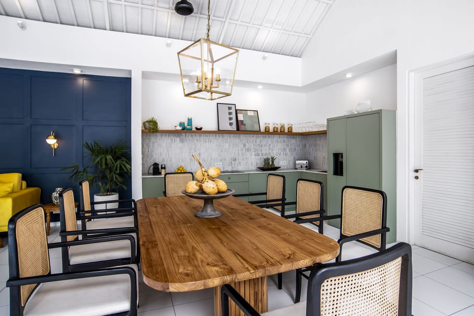 Design Villa, 3 Bedrooms | Private kitchen | Full-size fridge, oven, stovetop, coffee/tea maker