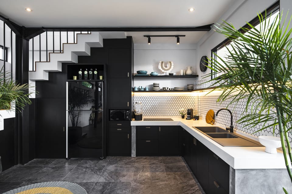 Luxury Villa, 2 Bedrooms | Private kitchenette | Fridge, microwave, stovetop, coffee/tea maker
