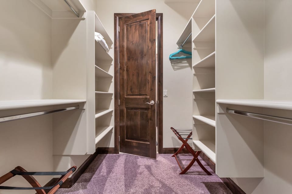 Master suite featuring large walk in closet
