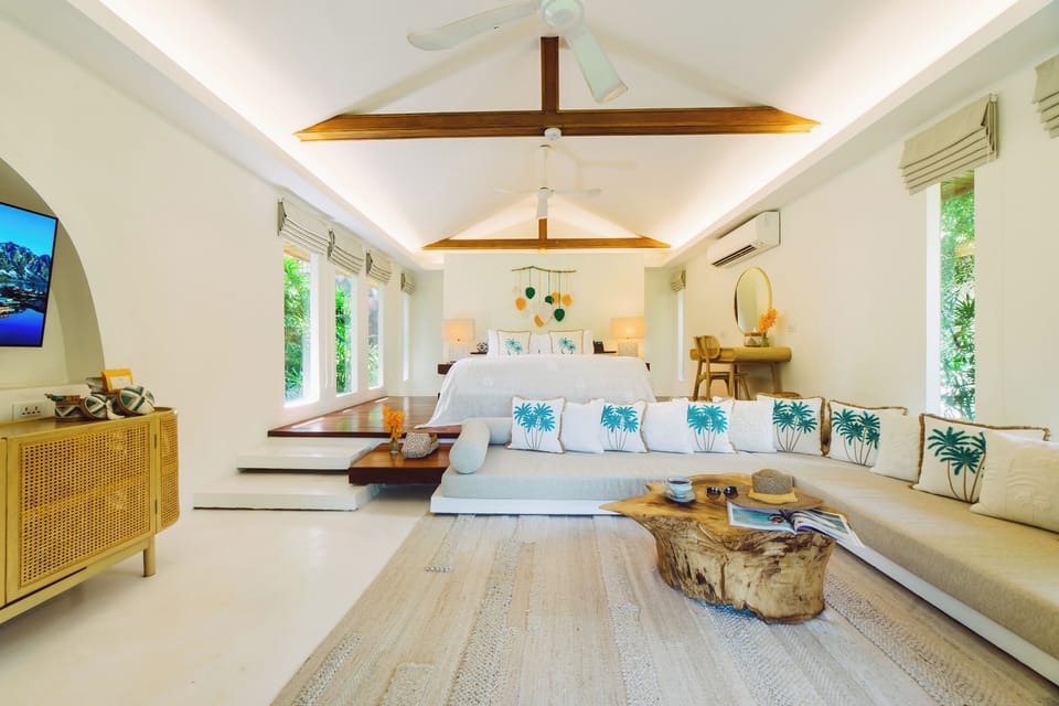 Signature Villa, 1 Bedroom, Garden View, Garden Area | 1 bedroom, premium bedding, Select Comfort beds, minibar
