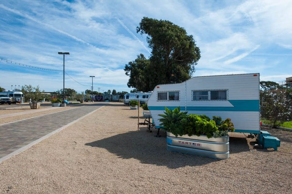The Vintage Camper at Waypoint Ventura Location 