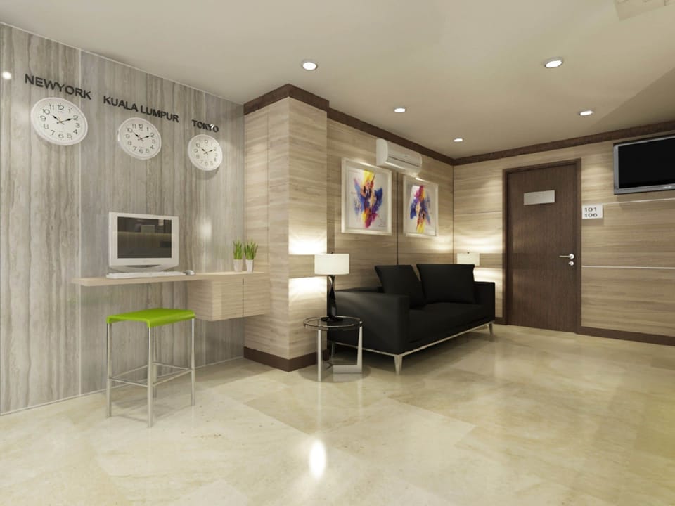Lobby sitting area