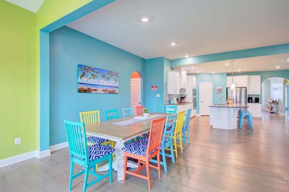 Stunning dining room with seating for 10