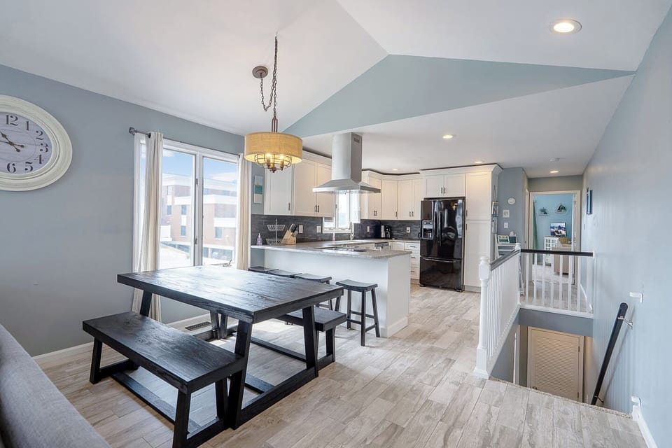 Dining and kitchen