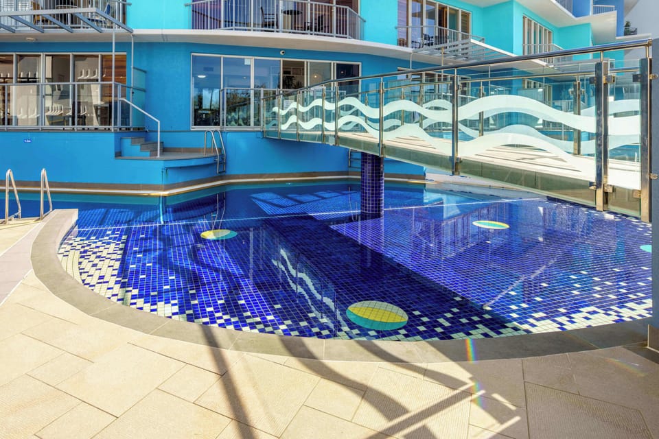 The 60m complex pool is the ideal spot to cool off & relax