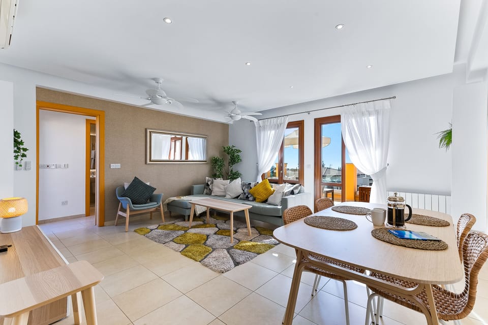 Apartment, 2 Bedrooms | Living area | Flat-screen TV