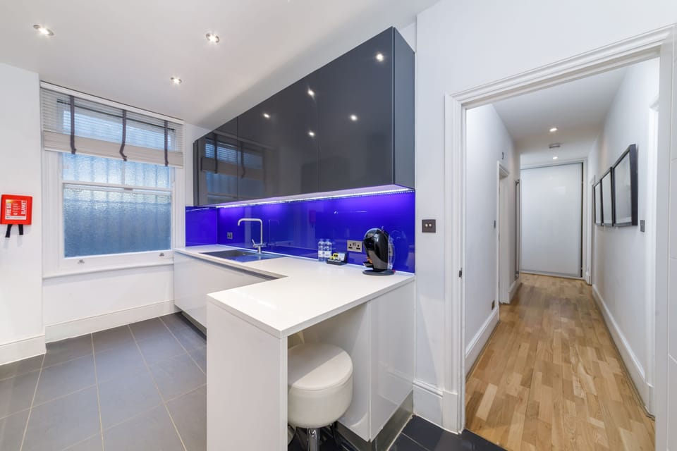 Apartment, 1 Bedroom | Private kitchen | Full-size fridge, microwave, oven, stovetop