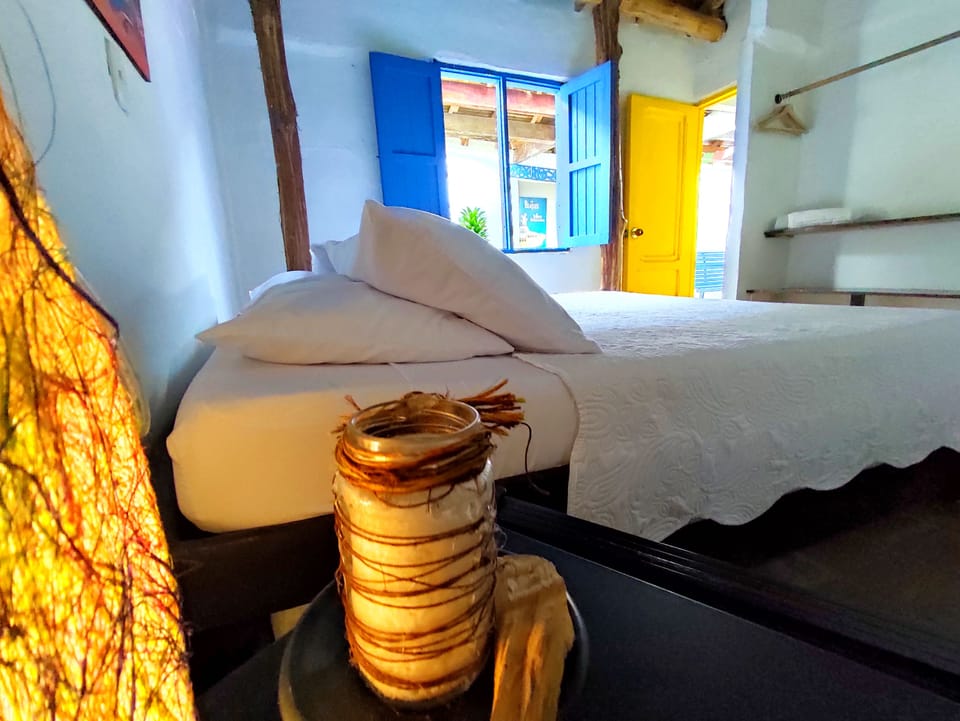 Standard Double Room, 1 Double Bed, Private Bathroom, Courtyard View (#1) | Free WiFi, bed sheets