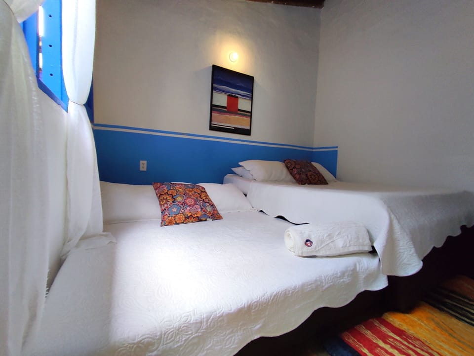 Standard Double Room, 1 Double Bed, Private Bathroom, Courtyard View (#1) | Free WiFi, bed sheets