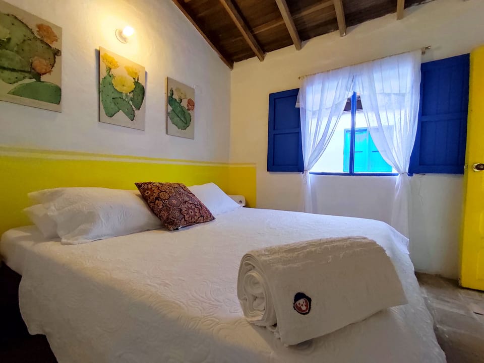 Standard Double Room, 1 Double Bed, Private Bathroom, Courtyard View (#1) | Free WiFi, bed sheets